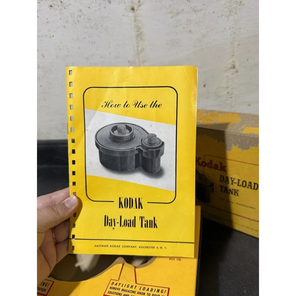 Kodak Daylight loading tank (Day load) for 35mm film processing with no darkroom